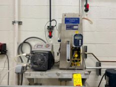 300 Gallon Poly Sulfuric Acid Tank with USGI ChemFeed Poly Blend and Metering Pump