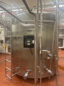 2015 Walker 2,000 Gallon Jacketed S/S Tank, Model: PZ, S/N: WEP-131880 with Vertical Sweep