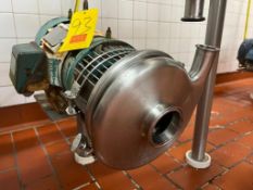 Tri-Clover Centrifugal Pump with Reliance Electric 3 HP 1,750 RPM Motor and 3