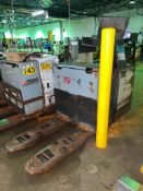 Crown Low Lift Electric Pallet Jack with Battery - Rigging Fees: $50