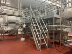 Ideas in Motion S/S Framed Conveyor with 90° Turn, Dimensions = 22' x 2.5