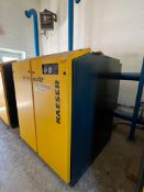2014 Kaeser Air Compressor 50 HP, Model: EB 291C, S/N: 1889 with Variable-Frequency Drive Panel
