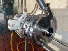 Waukesha Cherry-Burrell Centrifugal Pump with Reliance Electric 5 HP 1,745 RPM Motor and 3