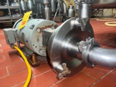 Fristam Centrifugal Pump with Baldor 15 HP 3,5000 RPM Motor and 2.5