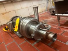 Alfa Laval Centrifugal Pump with Sterling Electric S/S Clad 5 HP 3,500 RPM Motor and 3