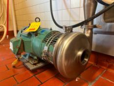 Tri-Clover Centrifugal Pump with 7.5 HP 1,755 RPM Motor and 3