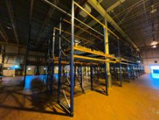 Sections 3-Deep Roller Pallet Racking , Dimensions = 12' x 8' - Rigging Fees: $3960