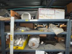 Assorted Chain, Hubs, Sprockets, Lovejoy Couplings, Motors, Driver Belt Padding, Conveyor Parts