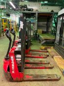 Raymond 4,500 LB Capacity Low Lift Electric Pallet Jack , Model: 102T-F45L with Battery