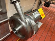 Alfa Laval Centrifugal Pump with Sterling Electric S/S Clad 5 HP 1,760 RPM Motor and 3