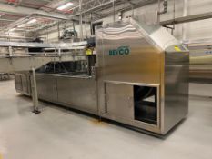 Bevco S/S Rinser, Model: 160 with Dust Control DC3500 Dust Collector - Rigging Fees: $4500