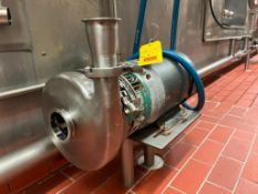 Tri-Clover Centrifugal Pump with Baldor 7.5 HP 1,770 RPM Motor and 3