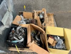 Assorted Steel Pipe, Fittings and Cooler Door Track Grips - Rigging Fees: $35