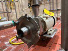 Fristam Centrifugal Pump with Reliance Electric 10 HP 3,505 RPM Motor and 2.5