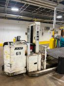 Rico High Lift Rider Electric Pallet Jack with Battery - Rigging Fees: $50