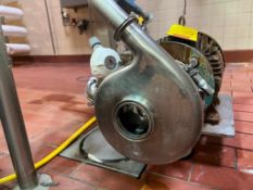 Tri-Clover Centrifugal Pump with Siemens Motor 10 HP 3,505 RPM Motor and 3