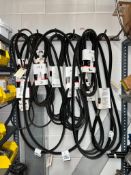 Assorted Belts, Motors, Barrel Heater Parts, Cylinders, Conveyor Parts, Oil Seals, Vickers Mold