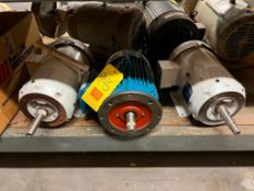 Assorted 5 HP Motors Including Baldor's - Rigging Fees: $500