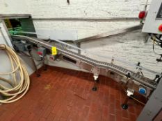 Integrated Packaging Machinery S/S Framed Conveyor with Inclined with 22.5° Turn and Drive