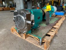 Tri-Clover Positive Displacement Pump with 3 HP 1,750 RPM Motor and 2.5