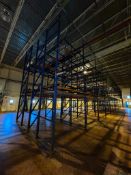 Sections 3-Deep Roller Pallet Racking , Dimensions = 12' x 8' - Rigging Fees: $3960