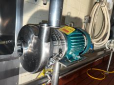 Tri-Clover Style Centrifugal Pump with Baldor 5 HP 1,750 RPM Motor and 3