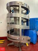 Alliance Industrial Corporation S/S Vertical Spiral Conveyor Unit, S/N: 40149, Dimenions = 10' Heigh