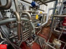 16-Pass Skid-Mounted Tubular Pasteurizer (Dimensions = 18' Length x 3