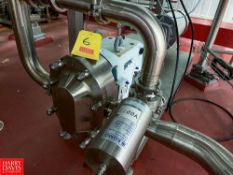 SPX Positive Displacement Pump, Model: 060 U2, S/N: 100000279416, with Gear Reducer and 5 HP 1,750 R