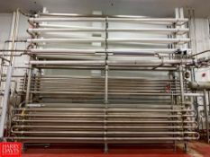 Advanced Process Solutions 33-Pass Tubular Pasteurizer 18' Length x 3