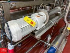 2018 Sepex Progressive Cavity Pump, Model: BSCO 17-12E, S/N: 869682, Mounted on S/S Base **Subject t