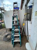 Assorted A-Frame Ladders Including: (4) 6' A-Frame, (3) 4' A-Frame, (1) 5