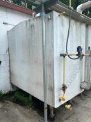 McHale Manufacturing 1,000 Gallon Jacketed S/S Tank, Model: 871 1423, S/N: 1339 with Vertical Agitat