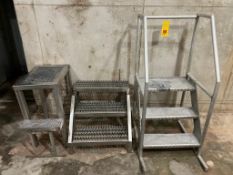 Assorted S/S Framed Ladders, Steps and Tables - Rigging Fee: $50