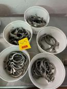 Assorted S/S Clamps, up to 6