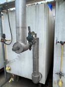 McHale Manufacturing 1,000 Gallon Jacketed S/S Rectangular Tank, Model: 8711423, S/N: 1339 with Vert