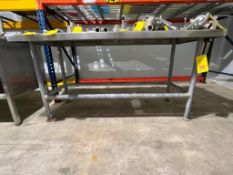 (3) S/S Topped Tables - Rigging Fee: $100