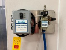 Diversey Timed Entryway Foam Sanitizer and Entryway Foamer - Rigging Fee: $75