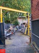 Wright .5-Ton Hoist with Spanco 2-Ton A-Frame Jib - Rigging Fee: $250