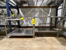 (2) S/S Tables - Rigging Fee: $75