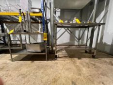 (2) S/S Tables - Rigging Fee: $75