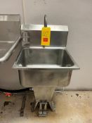 S/S Hand Sink with Foot Controls - Rigging Fee: $1150