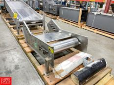 Meyer S/S Frame Belt Conveyor , Model: FSW-990-24 , S/N: 973 with Drive , Dimensions = 17' Length x