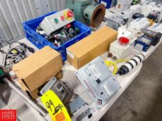 Assorted Bussman Fuse Holders, Allen-Bradley Direct Drive Starters, Switches, Gear Reducing Drive an