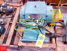 RAM 75 HP 3,565 RPM Motor - Rigging Fee= $50