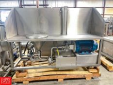 S/S Blending Table with (2) Fristam 30 HP and Other HP Pumps, 4