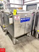 Hoover 316 Gallon S/S Dimple Jacketed Liquitote - Rigging Fee= $50