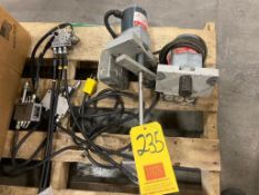 (2) Dayton Electric Mixers and (3) Woerner Lubrication Manifolds - Rigging Fee= $30