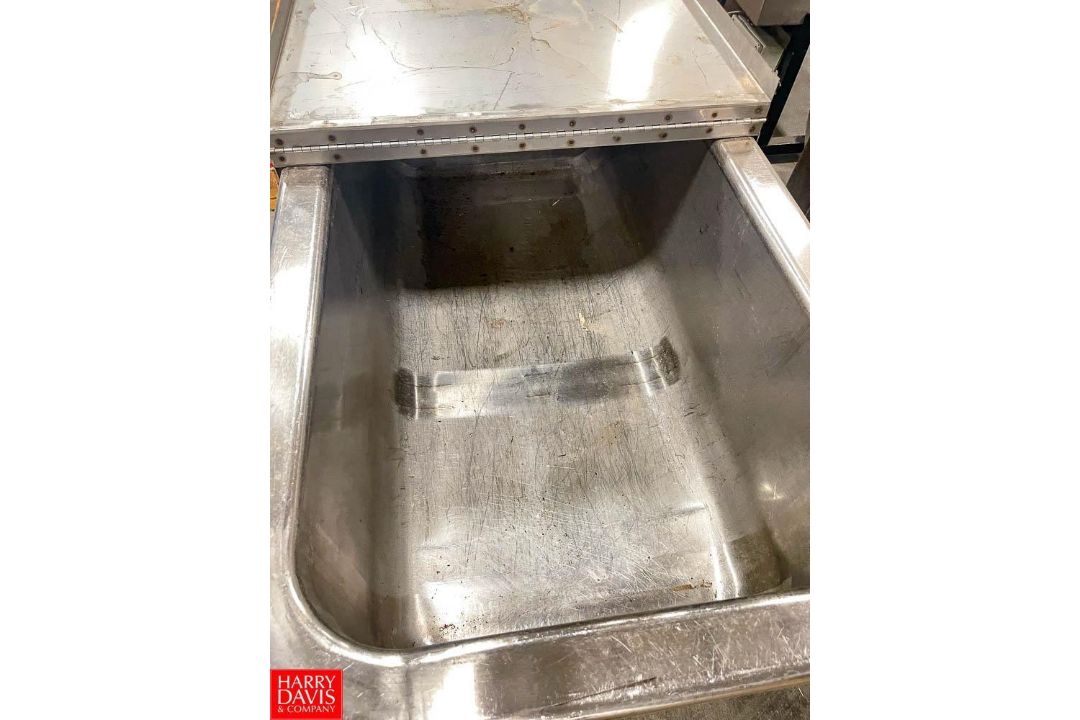 S/S Portable Tub with Lid - Rigging Fee= $100 - Image 2 of 2