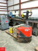 Baker 24 Volt, 8,000 LB Capacity Electric Pallet Jack with Charger , Model: EW80 , S/N: 2675-15 - Ri